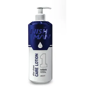 Loción + Colonia para Después de Afeitar Nishman 2 en 1 1 Icerberg sin Alcohol 400ml